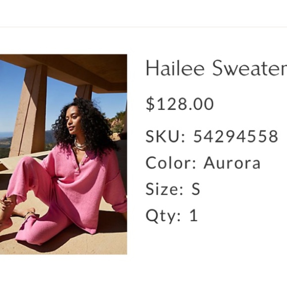 Free People - Hailee sweater set
